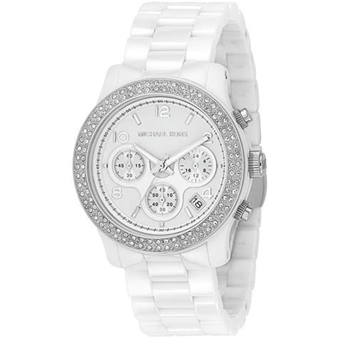 michael kors white ceramic watch|mk5188.